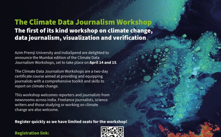 The Climate Data Journalism Workshop- Mumbai edition