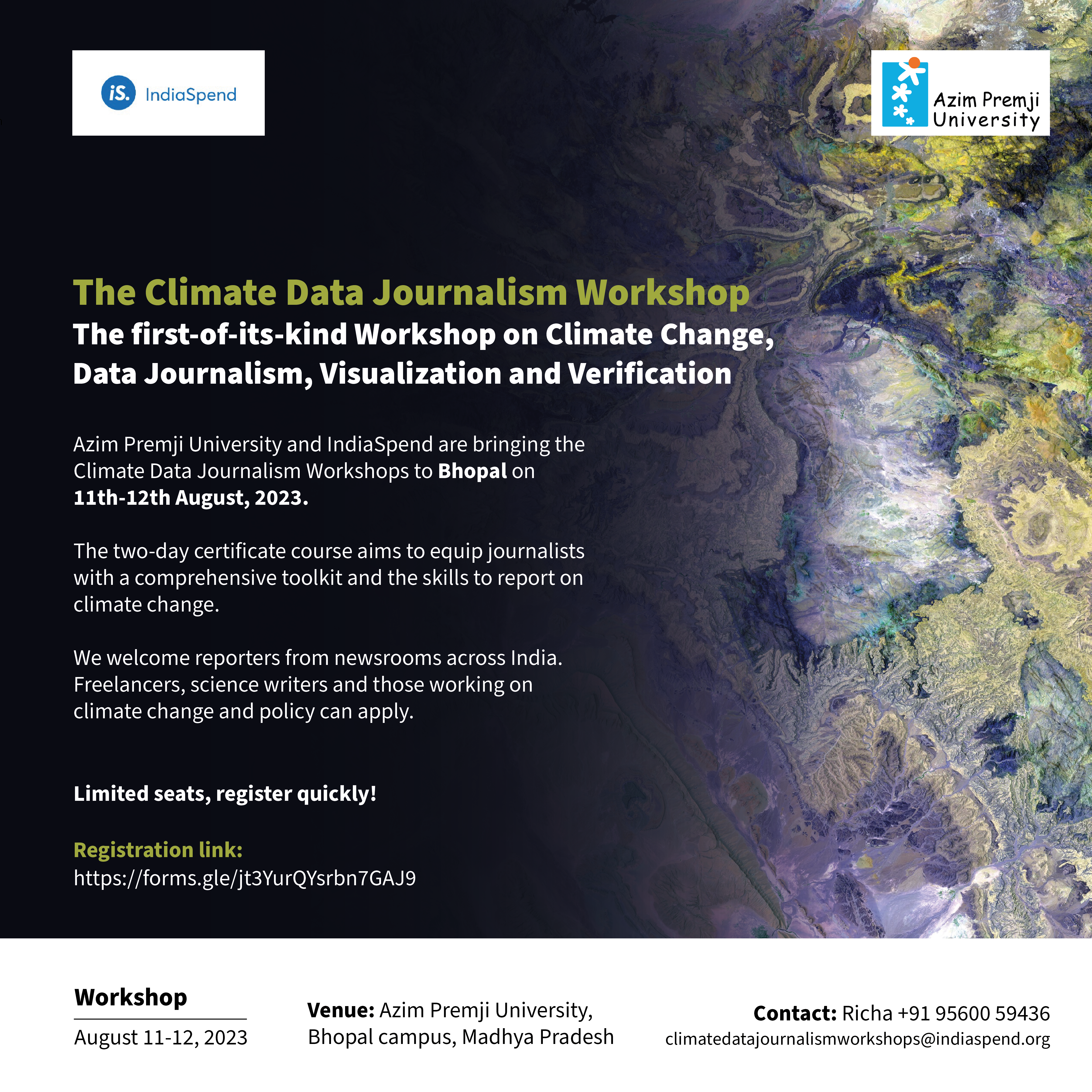 The Climate Data Journalism Workshop- Bhopal edition