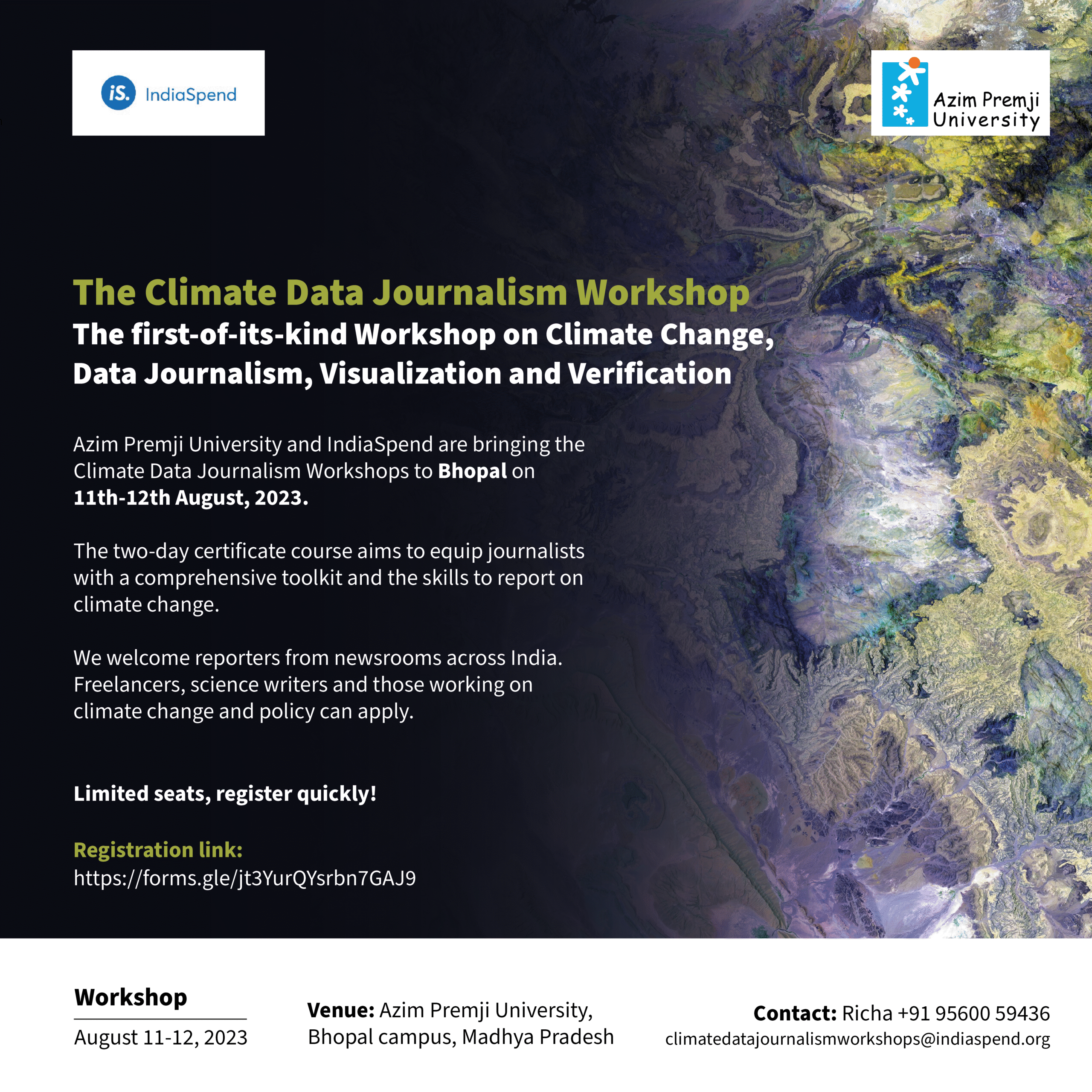 The Climate Data Journalism Workshop - Bhopal Edition (Bhopal)